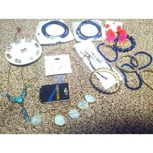 Jewelry Lot - Bracelets, Necklaces, Earings
